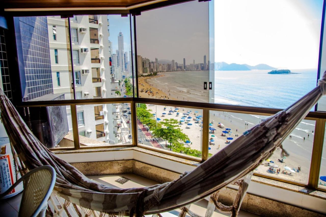 Apto Frente Mar Bal Camboriu Pe Na Areia Fantastica E Encantadora Vista Mar Balneário Camboriú Exterior foto